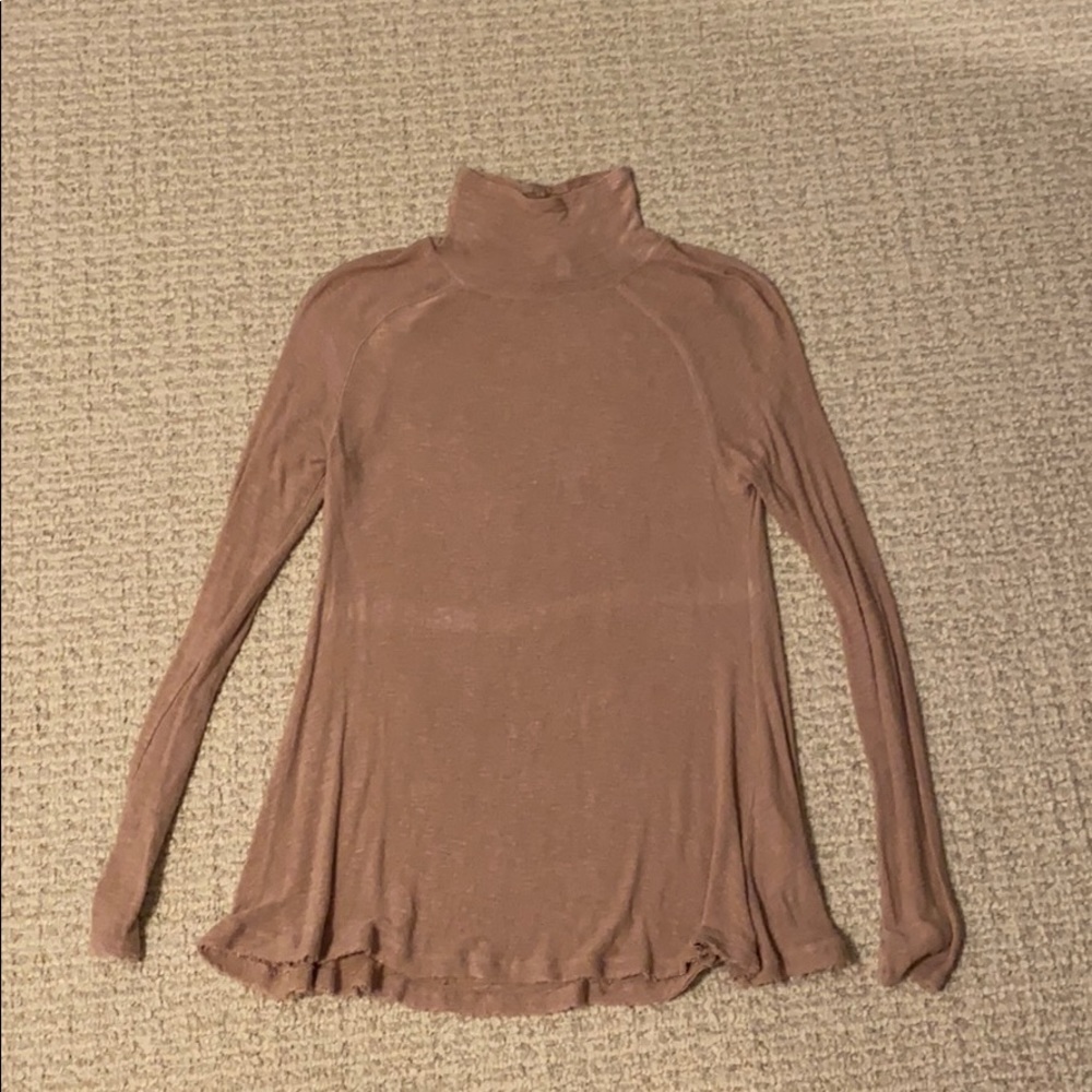 Free People Sheer Turtleneck